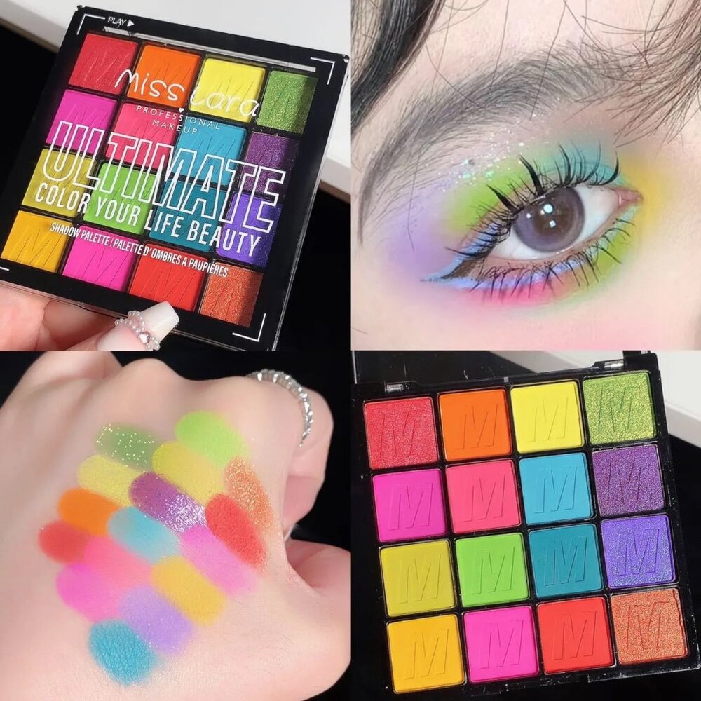 Colorful Vibrant Eyeshadow Palette
